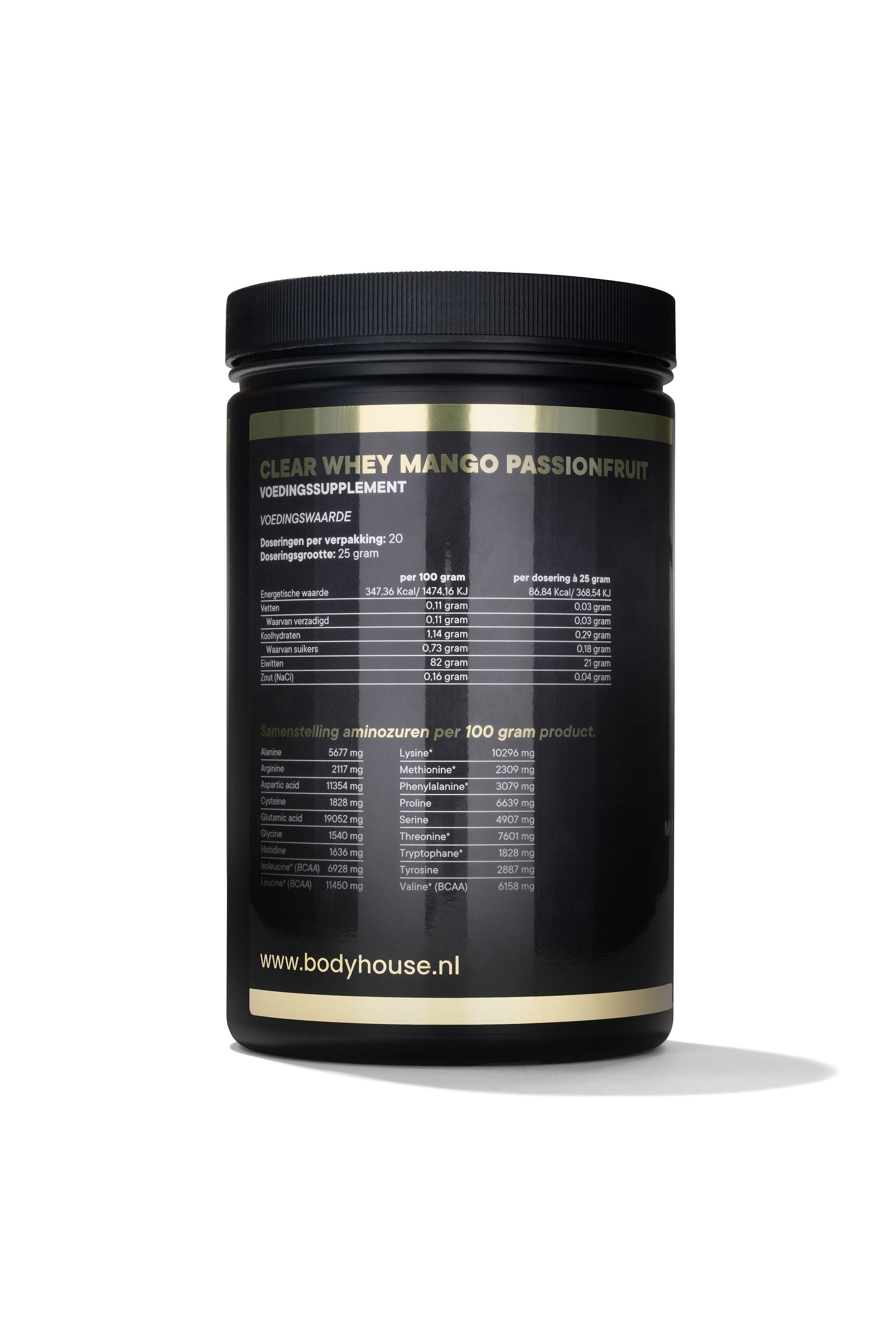 Clear Whey Mango Passionfruit www.bodyhouse.nl