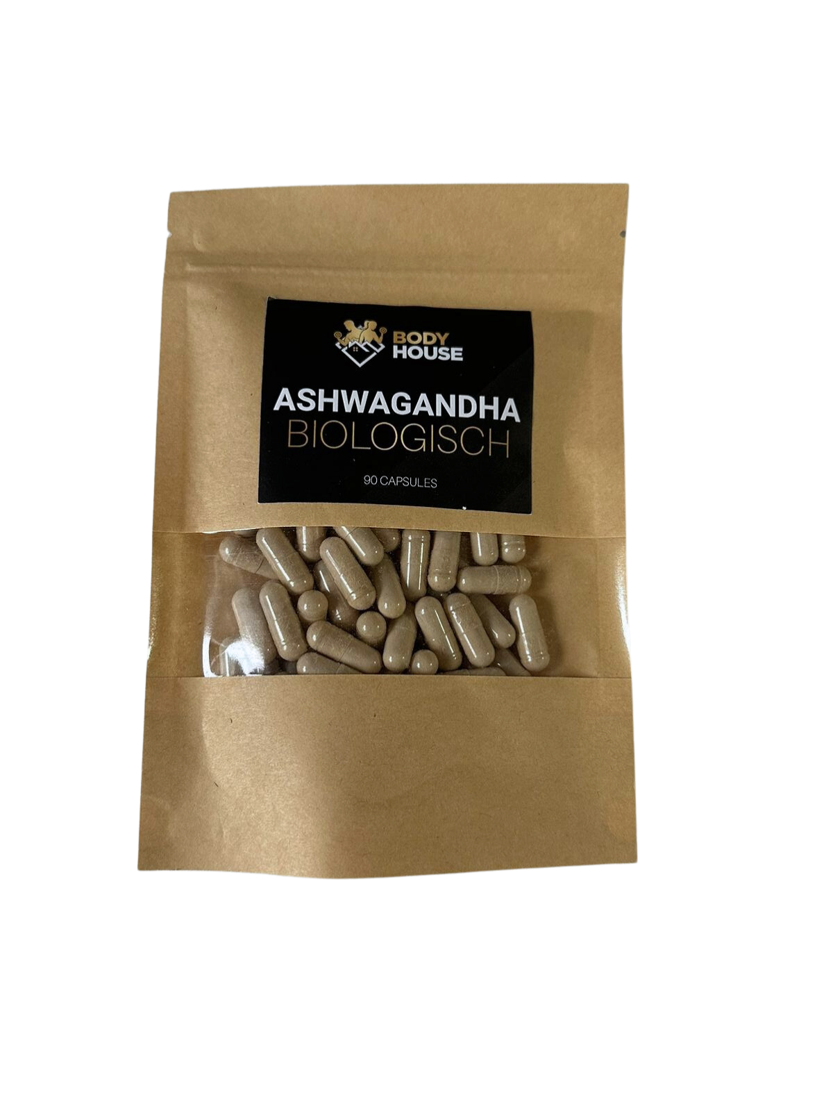 Ashwagandha 100% biologisch 90 caps van www.bodyhouse.nl