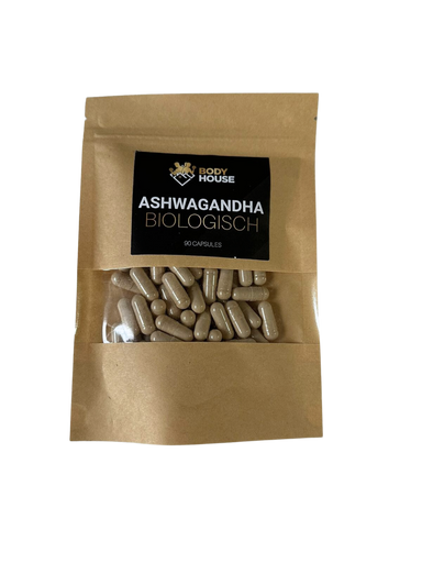 Ashwagandha 100% biologisch 90 caps van www.bodyhouse.nl